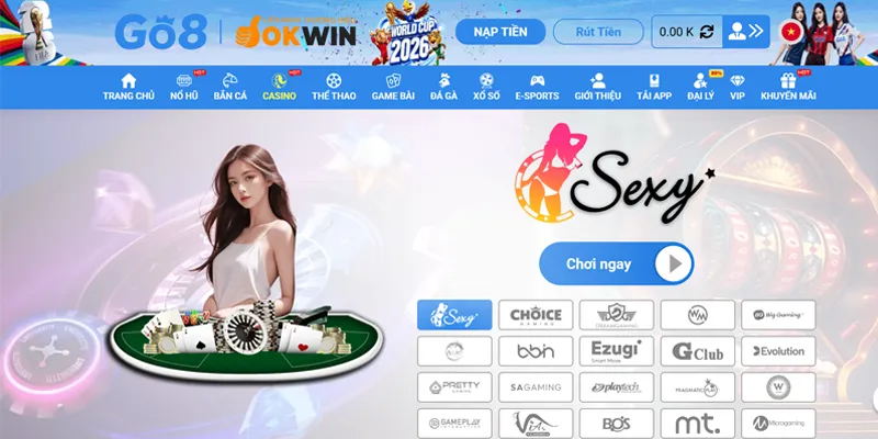 Go8 ⭐️ Link Vào Nhà Cái Go8 Đã Xác Minh ✔️ ĐKy Go 8 +88K 23 Casino Go8 cùng các nhà cung cấp game Hot nhất 2026